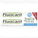 Junior dentifrice 6-12 ans gel bubble 2x75ml