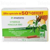 ARKOFLUIDES SYNERGIE MINCEUR BIO B/20