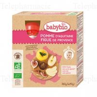 BABYBIO GOURDE POIRE FLEUR D