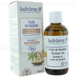 Huile végétale de baobab biologique peaux sèches sensibles et marquees 100ml