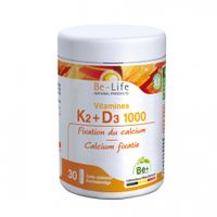 BE-LIFE VITAMINES K2-D3 1000 30 GEL