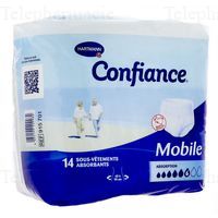 Confiance Mobile Absorption 6 Gouttes Taille S 14 sous-vêtements