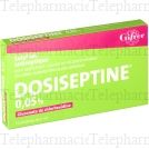 DOSISEPTINE 0,05 POUR CENT, solution pour application cutanée en récipient unidose