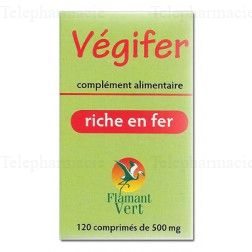 Vegifer riche en fer 120 comprimes