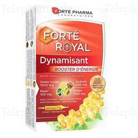 FORTÉ PHARMA - FORTÉ ROYAL - Dynamisant Gelée royale, acérola, maté, pollen 20 ampoules x 10ml