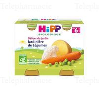 HIPP DDJ JARDINIERE DE LEG 6M 2X190GR