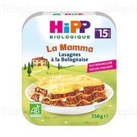 HIPP LM LASAGNES BOLO 15M 250GR