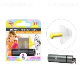 Bouchons d'oreilles enfants avec filtre 1 paire