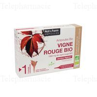 NATFORM AMPOULES BIO VIGNE ROUGE 20X10ML