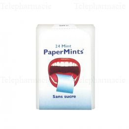 PAPERMINTS SANS SUCRE 24 MINT