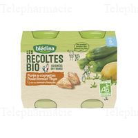 BLEDINA PUREE COURG/POUL200G