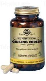 Ginseng coreen panax fph 50 gélules végétales