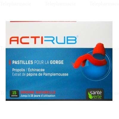 Actirub Pastilles pour la gorge - 15 pastilles