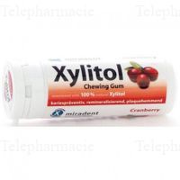 MIRADENT XYLITOL GUM CANNEBERGE 30