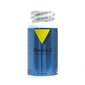 VIT'ALL+ - Omega 3 - Riche en EPA & DHA 60 capsules