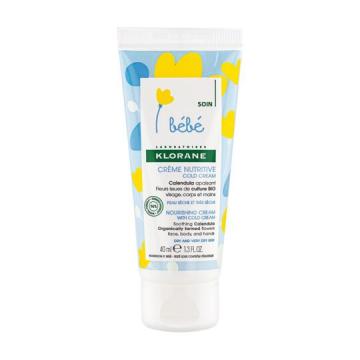 KLORANE Bébé - COLD CREAM Crème nutritive au calendula apaisant 40ml