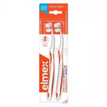 ELMEX - BAD PROTECT - Brosse à dents souple pack de 2