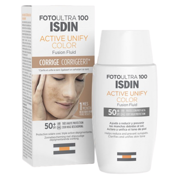 ISDIN FOTOULTRA ACTIVE UNIFY COLOR - Fluide solaire teinté depigmentant SPF50+  50ml