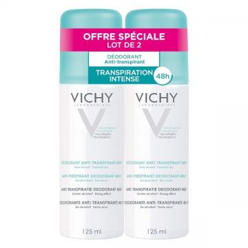 VICHY DEODORANT- Aerosol anti-transpirant 48h Lot de 2