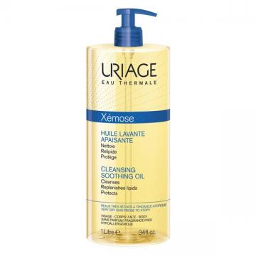 URIAGE - XEMOSE - Huile lavante apaisante sans parfum visage et corps 1L