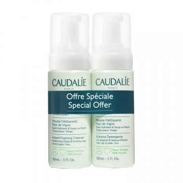 CAUDALIE - VINOCLEAN mousse nettoyante 2x150ml