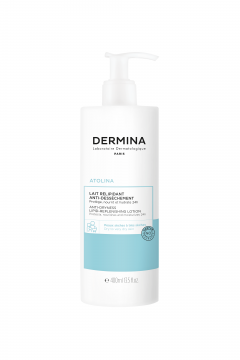 DERMINA - ATOLINA lait relipiant anti-dessechement 400ml