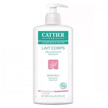 CATTIER- Lait nourrissant bio corps karite 500ml