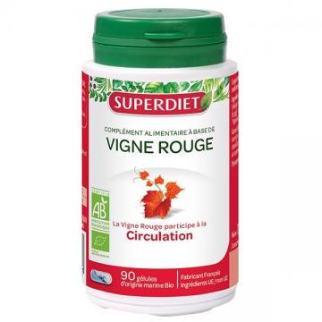 SUPER DIET - VIGNE ROUGE BIO 90 gelules