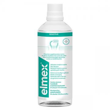 ELMEX - SENSITIVE VERT Solution dentaire sans alcool 400ml