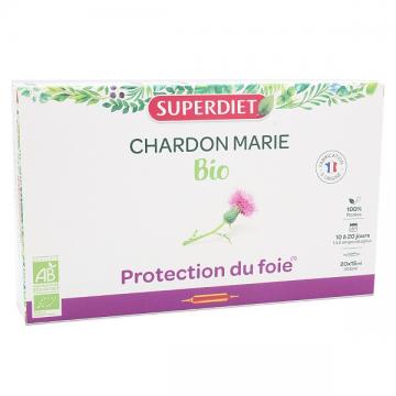 SUPER DIET - Chardon marie bio 20 ampoules