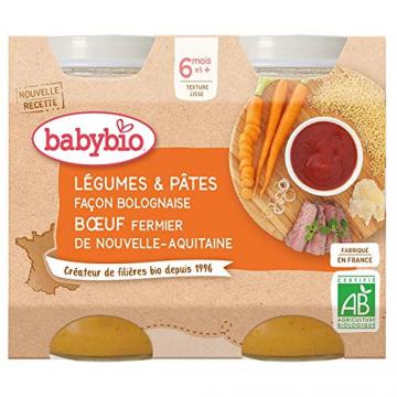 BABYBIO - PETITS POTS legumes pates boeuf 2x200g