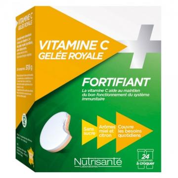 NUTRISANTE - VITAMINE C GELEE ROYALE - 24 comrpimes