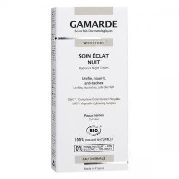 GAMARDE - WHITE EFFECT soin eclat nuit bio 40ml