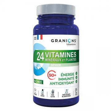 GRANIONS - MULTIVITAMINES SENIOR mineraux et plantes 90 comprimes