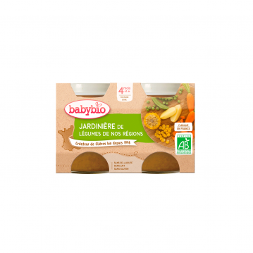 BABYBIO - PETITS POTS jardinière de legumes 2x200g