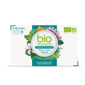 NUTRISANTE - Infusion Bio confort de la gorge 20 sachets