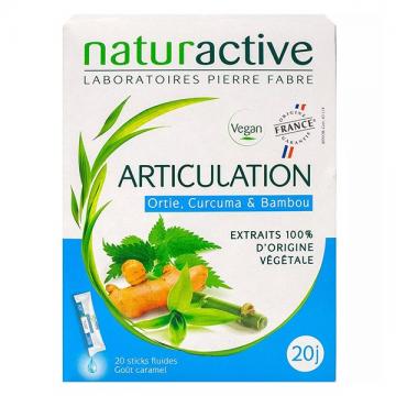 NATURACTIVE - ARTICULATION - Ortie Curcuma Bambou 20 sticks fluides