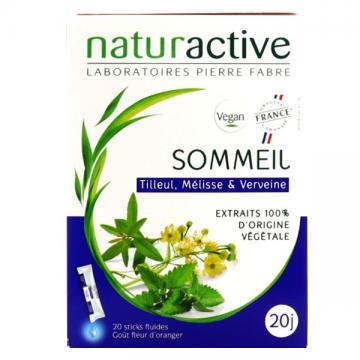 NATURACTIVE SOMMEIL - 20 sticks fluides gout fleur d oranger