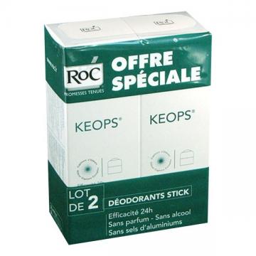 ROC - KEOPS - Déodorant stick lot de 2x40g