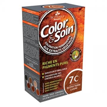 COLOR ET SOIN - 7C Blond Terre Cuivre