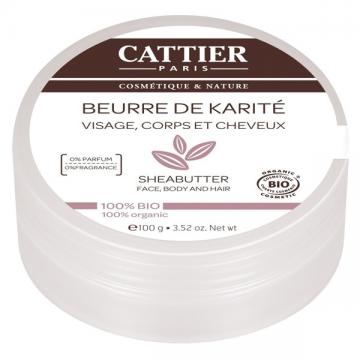 CATTIER - Beurre de karité 100% bio 100g