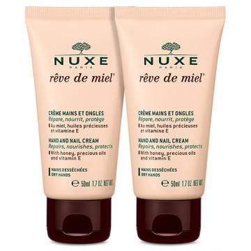 NUXE - REVE DE MIEL creme mains et ongles 2x50ml