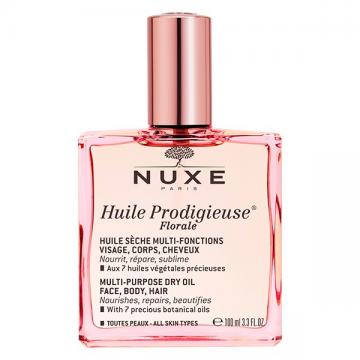 NUXE - HUILE PRODIGIEUSE FLORALE - Huile sèche multi-fonctions visage, corps, cheveux 100ml