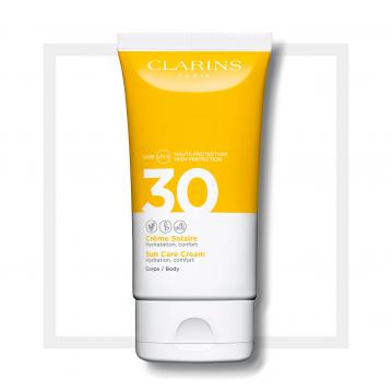 CLARINS - Crème Solaire Corps UVA/UVB 30 - Hydratation Confort 150ml.