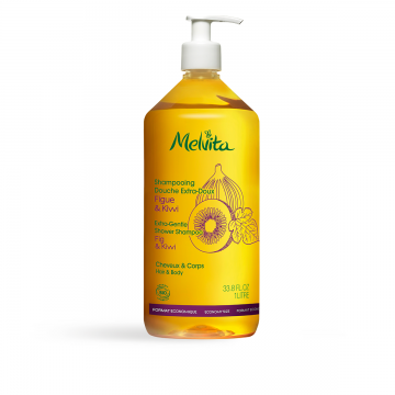 MELVITA - SHAMPOOING DOUCHE EXTRA-DOUX figue & kiwi 1L