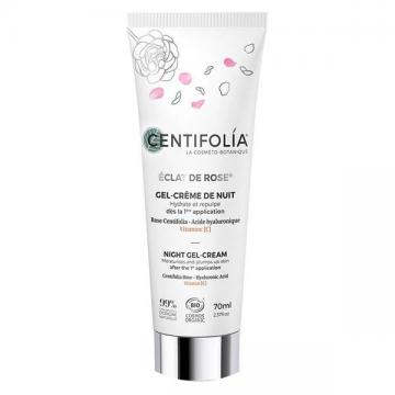 CENTIFOLIA - Éclat de rose gel crème de nuit bio 70ml