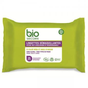 BIOSECURE - Lingettes Démaquillantes