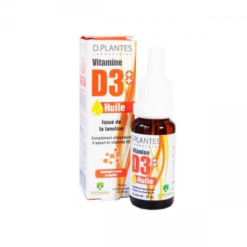 D.PLANTES VITAMINE D3 400UI - Huile 20ml