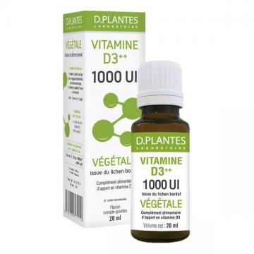 D PLANTES VITAMINE D3 VEGETALE 1000 UI 20ml