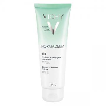 VICHY NORMADERM - Gel 3en1 exfoliant nettoyant masque 125ml